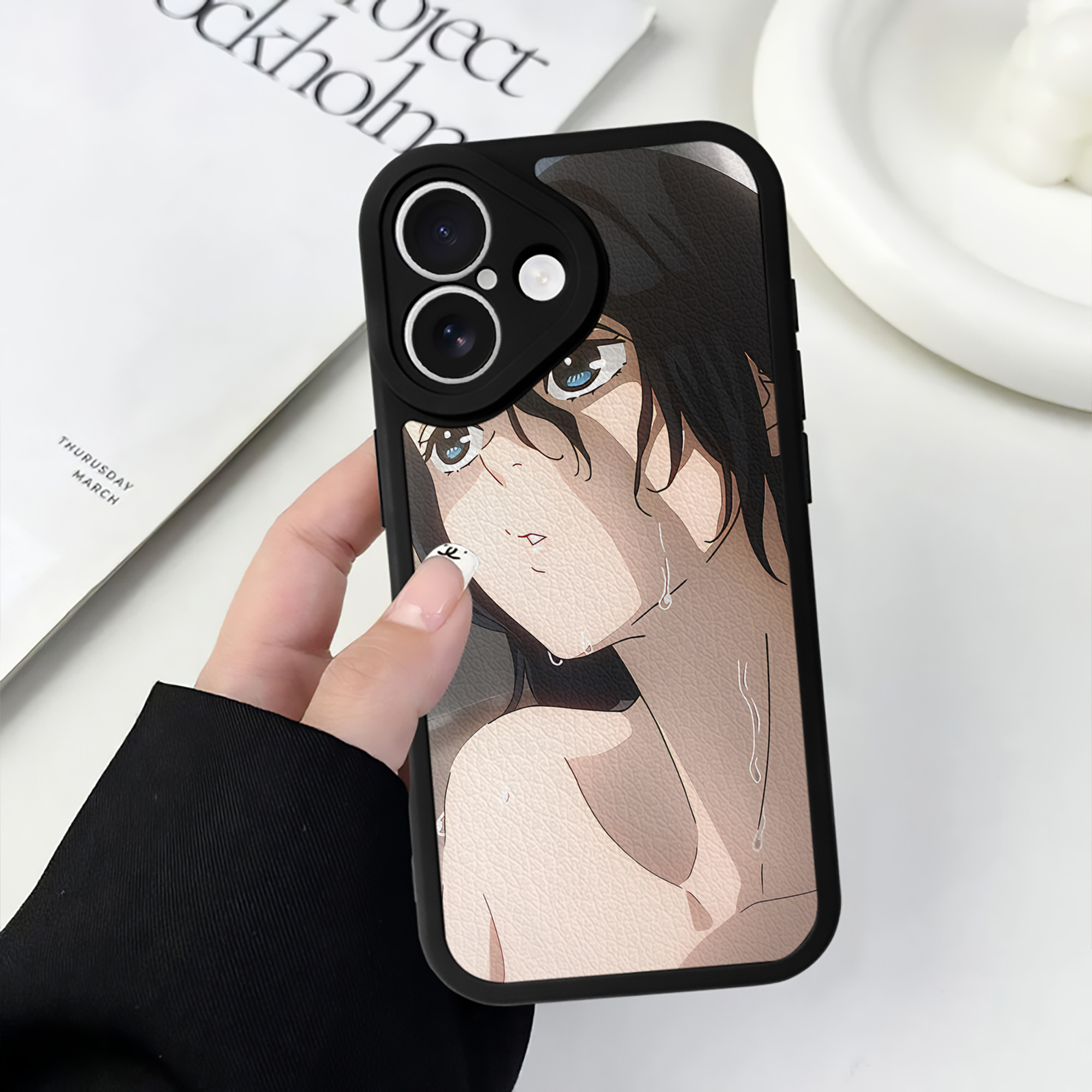 （画像用） SPY×FAMILY间谍家家酒 【iPhone 16シリーズ対応】シリコンスマホケース（レザー調） 材質：シリコン